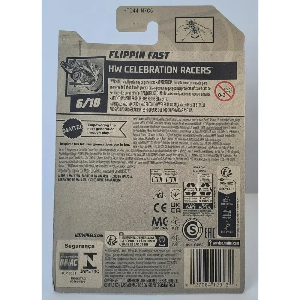 2024 Hot Wheels Flippin Fast Green 103/250 HW Celebration Racers Series 6/10